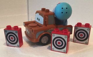 Lego Duplo Set 5817 Agent Tow Mater Disney Cars Shooting Targets