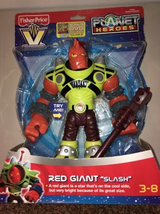 Fisher - Price Planet Heroes Electronic Red Giant “slash " Figure