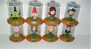 Domez Disney Gravity Falls Series 1 Complete Set Of (8) No Packaging Loose