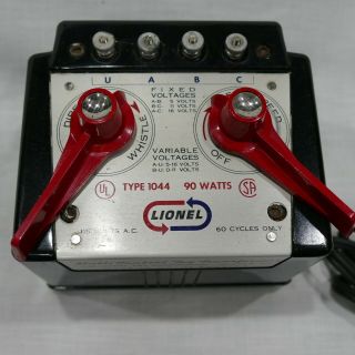 Vintage Lionel Type 1044 Variable Voltages 90 Watts Transformer 2