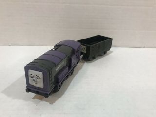 Thomas Motorized Train Splatter With Black Troublesome Trackmaster
