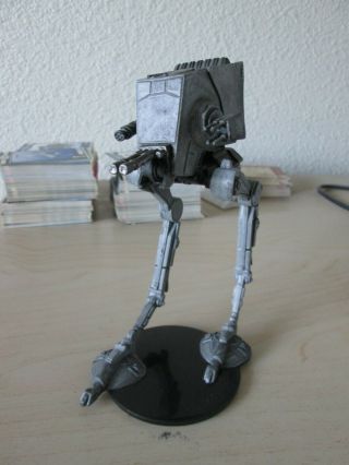 Star Wars Miniatures At - St,  Universe 33/60,  Huge Rare,  W/ Card,  Imperial Walker