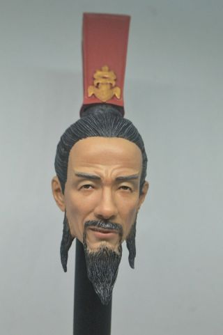 1/6 Scale Romance Of The Three Kingdoms Smile Sima Yi Head Sculpt