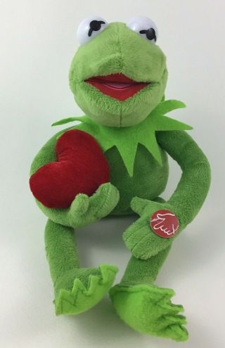 Disney Muppets Kermit The Frog Singing Light Up 8 " Plush Stuffed Toy Dan Dee