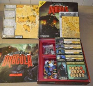 Fury Of Dracula Board Game 2nd Edition Fantasy Flight Games Complete Horror