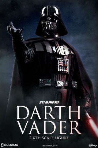 1/6 Sixth Scale Star Wars Return Of The Jedi Darth Vader Sideshow 1000763