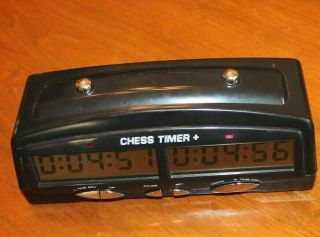 Digital Chess Game Clock - Black