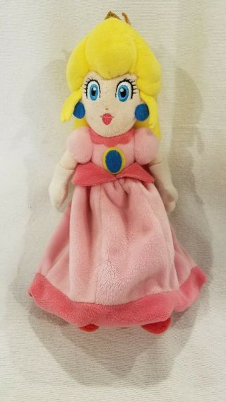 Mario Bros Mario Princess Peach Plush Doll Figure Soft Toy 7 Inch Gift