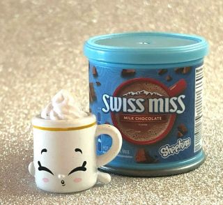 Shopkins Real Littles Rl - 021 Miss Swiss Hot Chocolate Cocoa Rare Oop Vhtf