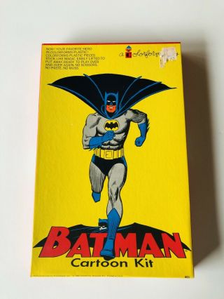 Vintage 1966 Batman Cartoon Kit Colorforms 99 Complete EUC DC Comics 2