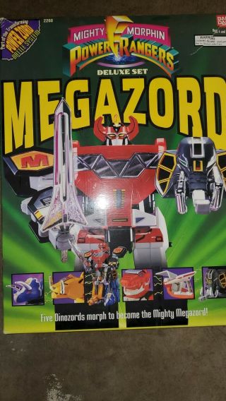 Mighty Morphin Power Rangers Megazord Deluxe Set 2260 (read)