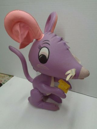 vintage inflatable cute mouse Hong Kong 1966 vintage 1960s Alvimar Products 2
