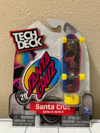 2018 Tech Deck Santa Cruz Skateboards Fingerboard Sticker Series 8