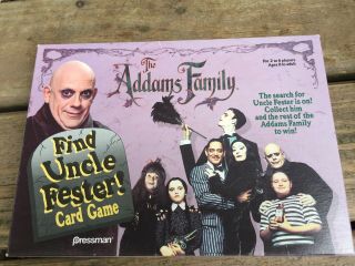The Addams Family - " Find Uncle Festercard Game