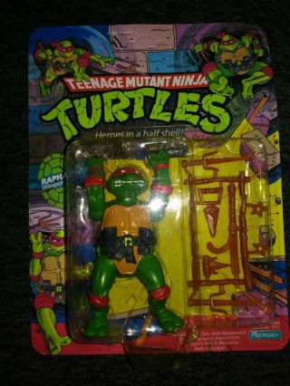 Vintage 1988 Tmnt Raphael Moc Playmates Teenage Mutant Ninja Turtles