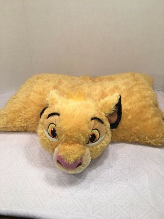 Vguc - Htf - 20” Disney Parks Simba Lion King Pillow Pet Pal Plush