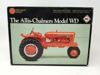 Allis - Chalmers Model Wd Precision Series Booklet Orange Die Cast Toy Tractor