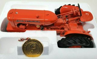 Allis - Chalmers Model WD Precision Series Booklet Orange Die Cast Toy Tractor 2
