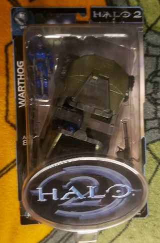 Halo 2 Series 2 Warthog With Blue Assault Team Joyride Studios Bungie