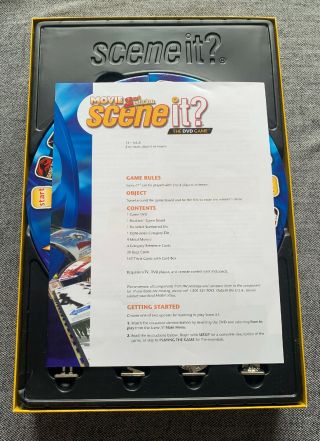 Scene It? MOVIE 2nd Edition DVD Family Board Game - 100 COMPLETE 3