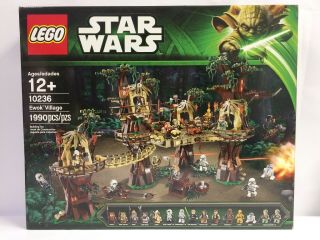 In Slightly Worn Box Lego Star Wars Ewok Village 10236