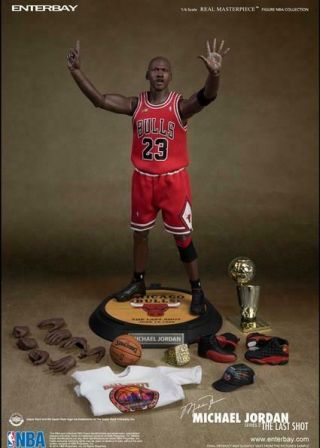 Nba Basketball Michael Jordan The Last Shot Chicago Bulls 1:6 Scale 12 " Figure