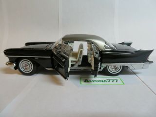 Sunstar 1/18 Cadillac Eldorado Brougham 1957 Black Diecast Car Model Rare