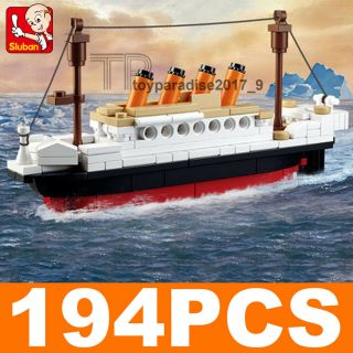 Sluban B0576 Movie Titanic Ship Britain Small Boat Building Block Assembled Toy