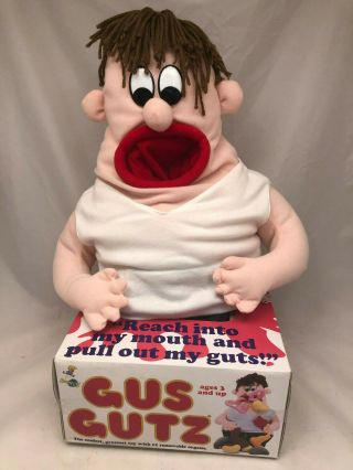 1998 Rumpus Corp Gus Gutz Removable Anatomy Toy Plush W/ Box
