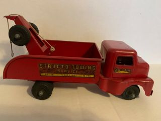 Structo Wrecker Tow Truck Model 910 Vintage 1955 Collectir Quality