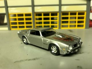 1/64 1975 Pontiac Trans - Am In Silver/black Int/455 4 Speed/b.  F.  Goodrich Tires