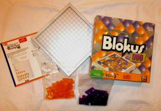 Blokus Duo Game By Mattel 2008 Complete Perfect Strategy Game For Two