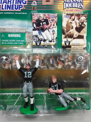 Starting Lineup Classic Doubles Ken Stabler And Dave Casper Action Figure