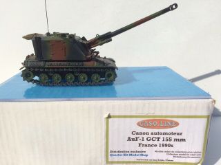 Solido Gaso.  Line French GIAT 155mm Howitzer Tank & box Museum Panzer Char 1/50 2