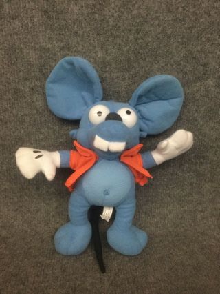 2013 Itchy Mouse From The Simpsons 11 " (itchy And Scratchy Show) Stuffed Plush.
