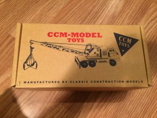 Classic Construction Models Ccm 1:48 Scale Michigan T - 24 Brass Truck Crane