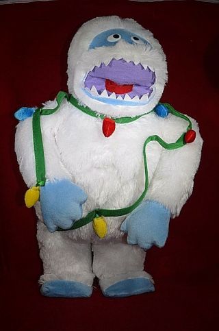 Gemmy Rudolph The Red Nosed Reindeer 20 " Bumble Abominable Snowman Plush