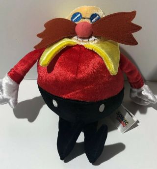 Tomy Sega Sonic Dr Eggman Robotnik Plush Doll Stuffed Toy 25th Anniversary 8 "