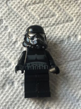 2007 Lego Shadow Trooper Star Wars Minifig 7664 Crawler 7667 Dropship Black Stor