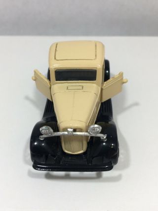 Vintage ERTL 32 Ford Coupe Die - Cast Tan Black Cars of the World Opening Doors 2