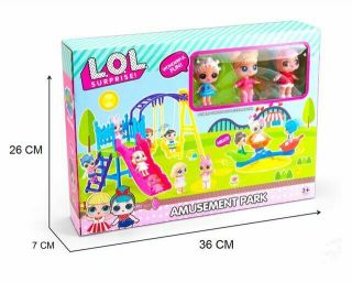 L.  O.  L.  Surprise Dolls Family - Crossing Amusement Park Ferris Wheel Toys