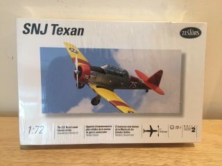 Snj Plane Model Kit Texan Military Aircraft 1/72 Testors 663 North American