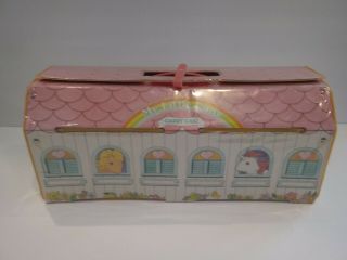 Vintage 1983 My Little Pony Stable Carrying Case - 6 Slots Hasbro Made In Usa