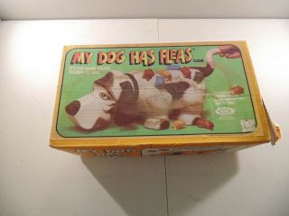My Dog Has Fleas Ideal Game Vintage 1979 Plastic Action Toy 1970s
