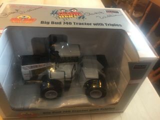 Autographed 1/64 Big Bud 740 Tractor With Triples Signed Williams Brothers