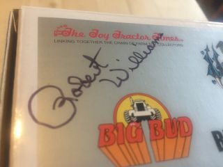 Autographed 1/64 BIG BUD 740 Tractor With Triples Signed Williams brothers 3