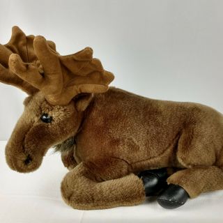 First And Main Large Moose Plush Toy Stuffed Animal 15 X 19 Cuddle Toy Gibralter