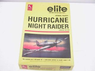 1/48 Hobbycraft Hurricane Night Raider W/ Photo Etch Plastic Scale Model Kit