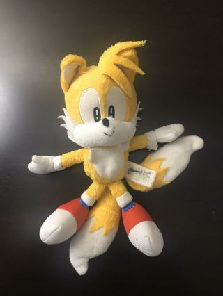 Rare Jazwares Sonic The Hedgehog Classic Tails Plush 7.  5” 8 " Htf Toy