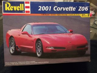 Revell 1/25 Scale 2001 Corvette V06 Open Kit Bags